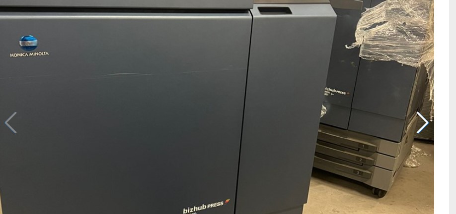 Used printing machinery